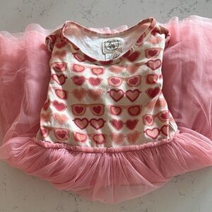 Taylor Joelle - Pink Heart Patterned Kids Dress